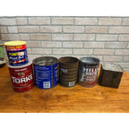 Vintage Lot Kitchen Advertising Tins Coffee Lipton Tea, Planters Hill Bros