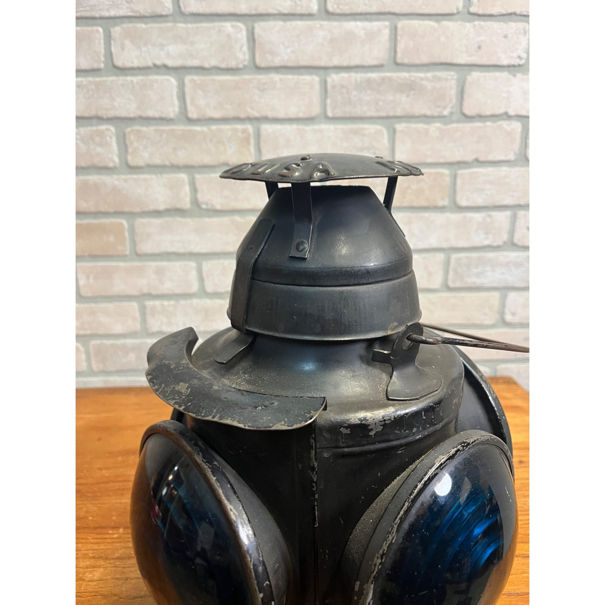 Original Handlan Signal Lantern CM&SP Chicago Milwaukee & St. Paul 4-Way Switch