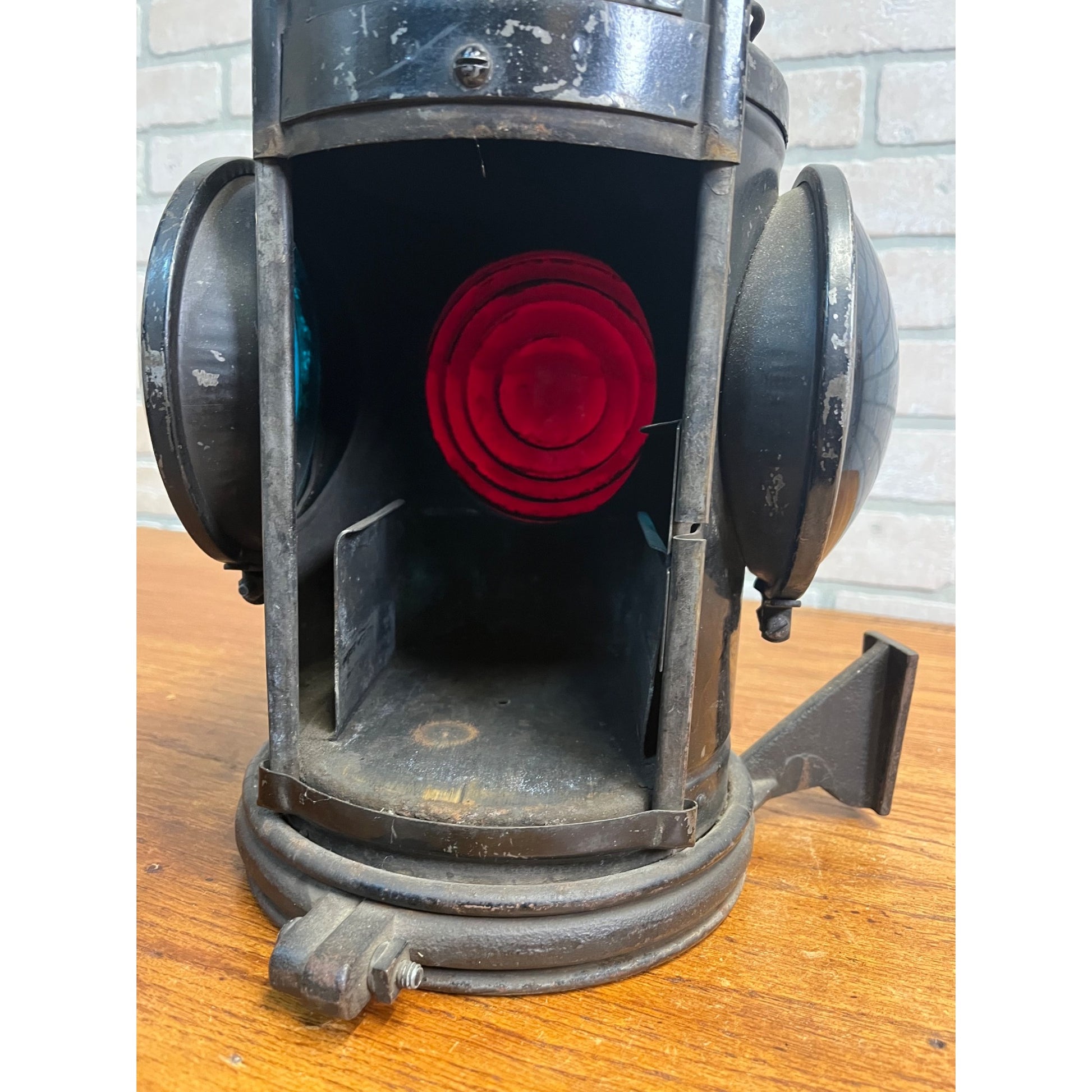 Original Handlan Signal Lantern CM&SP Chicago Milwaukee & St. Paul 4-Way Switch