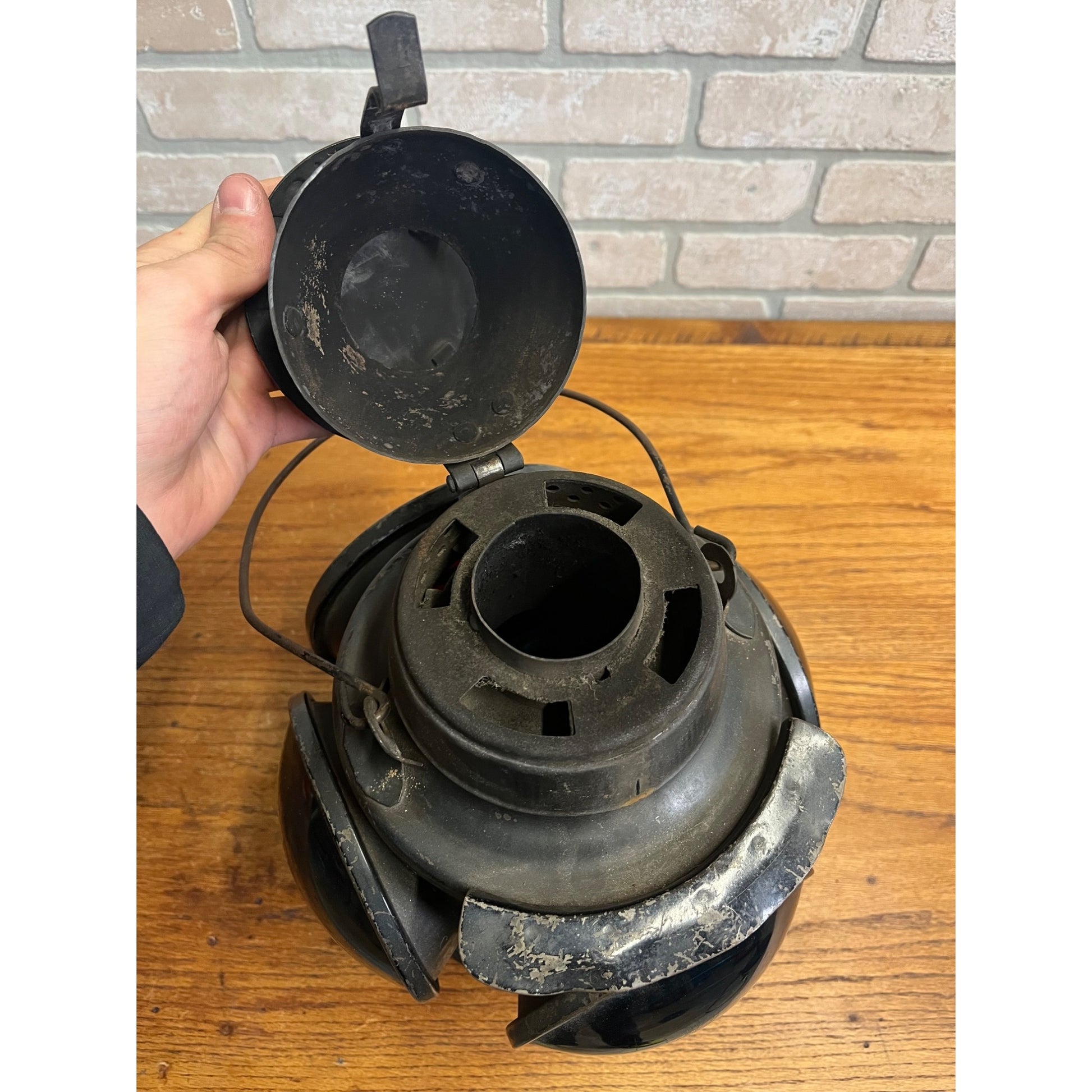 Original Handlan Signal Lantern CM&SP Chicago Milwaukee & St. Paul 4-Way Switch