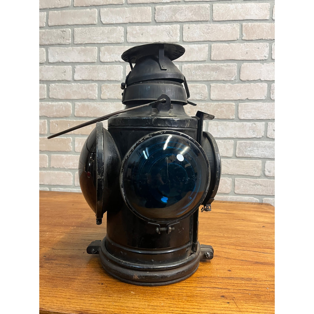Original Handlan Signal Lantern CM&SP Chicago Milwaukee & St. Paul 4-Way Switch