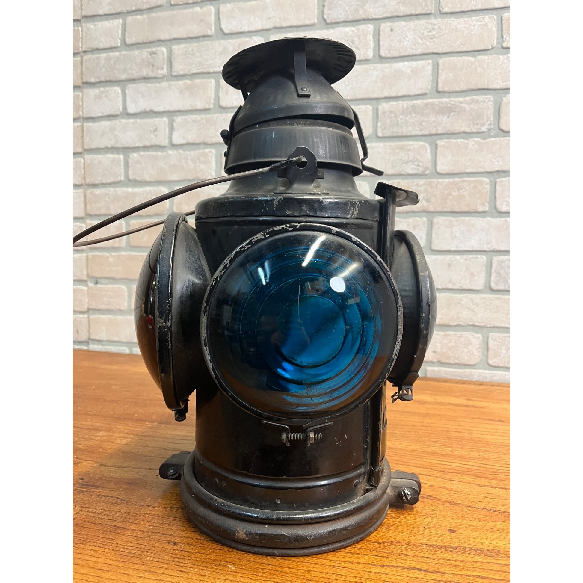 Original Handlan Signal Lantern CM&SP Chicago Milwaukee & St. Paul 4-Way Switch