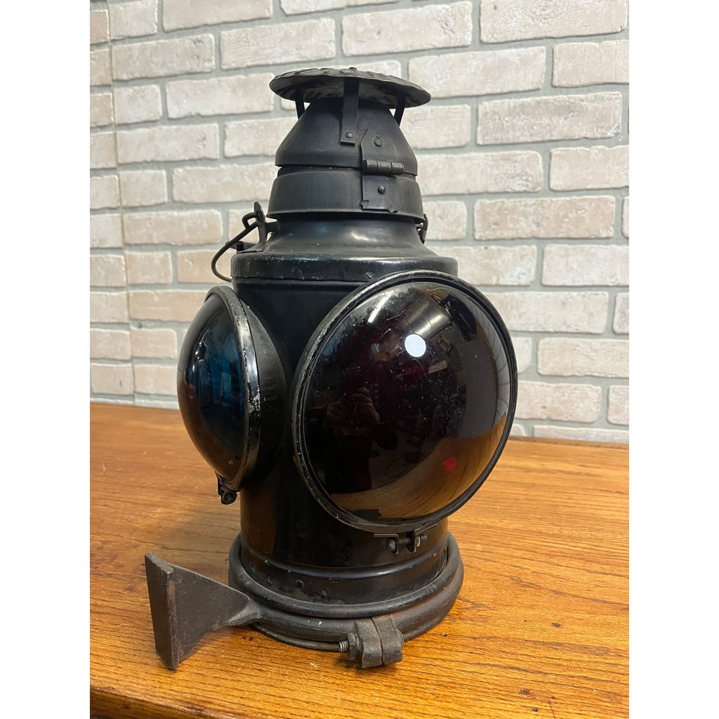 Original Handlan Signal Lantern CM&SP Chicago Milwaukee & St. Paul 4-Way Switch