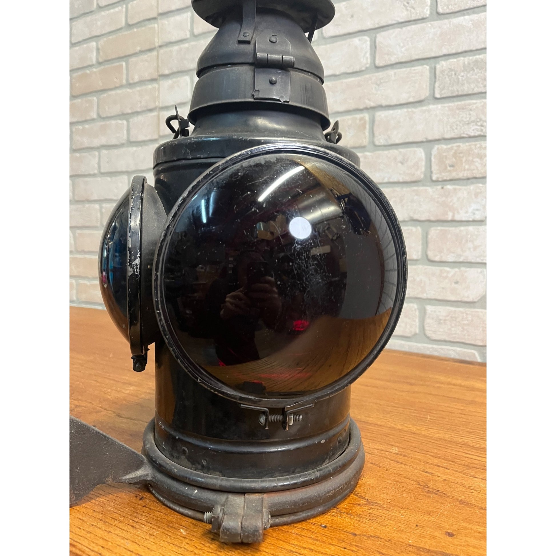 Original Handlan Signal Lantern CM&SP Chicago Milwaukee & St. Paul 4-Way Switch