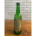 Vintage 1950s Christmas Greetings Ballantine Beer 12oz Bottle Label Green