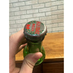 Vintage 1950s Christmas Greetings Ballantine Beer 12oz Bottle Label Green