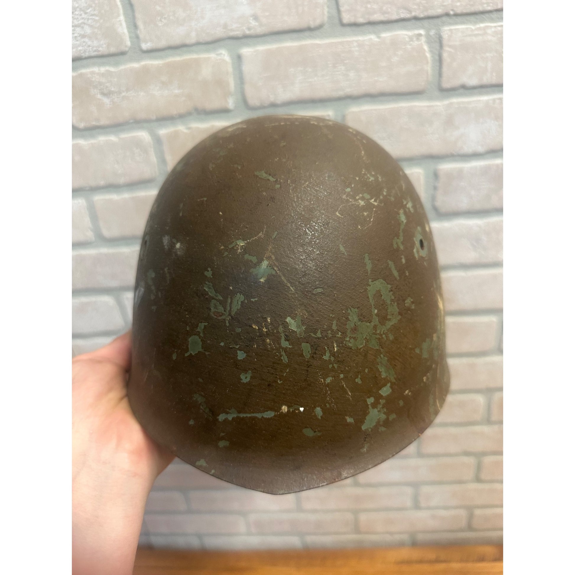 Original WWII Italian Italy M33 Military Army Combat Helmet - NO Liner