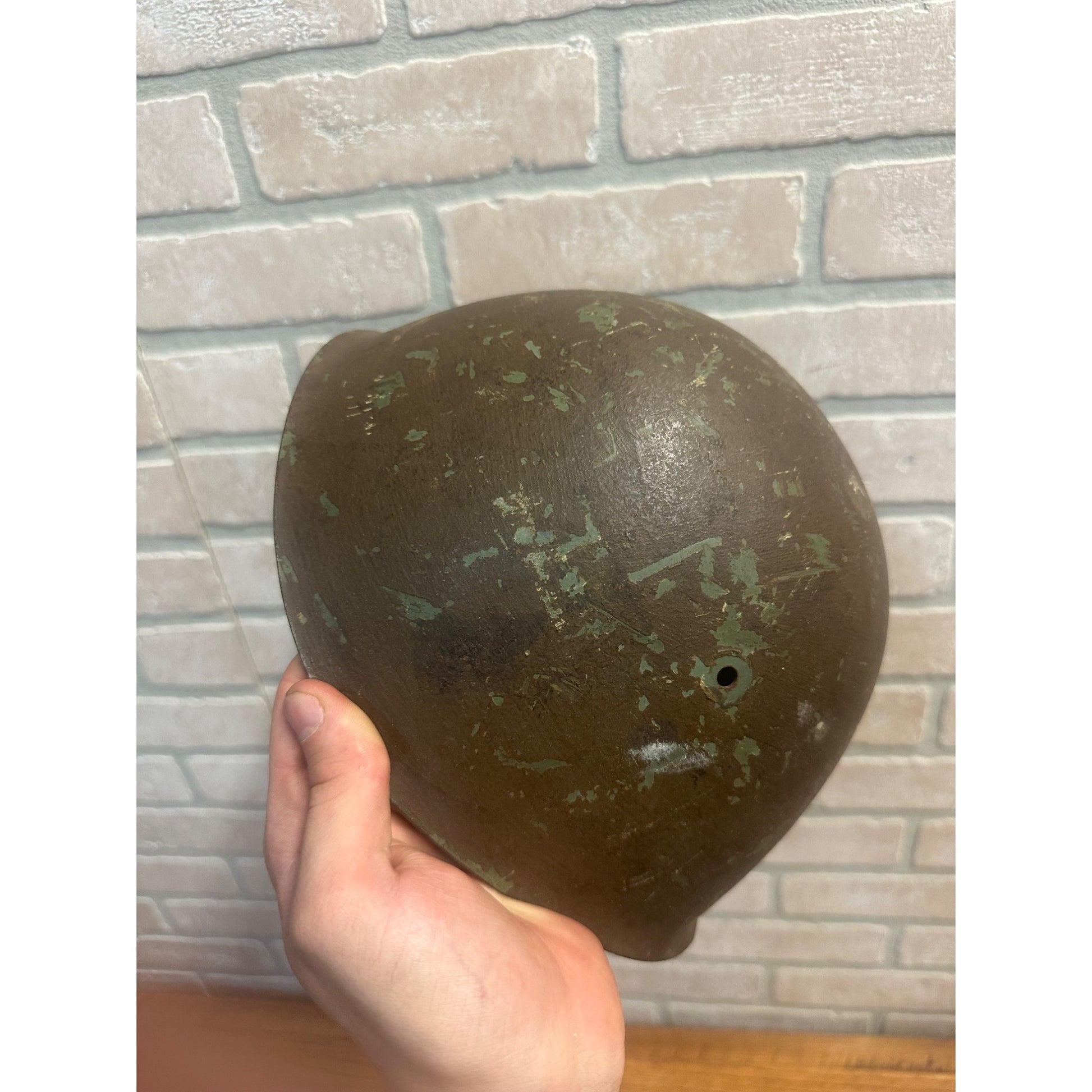 Original WWII Italian Italy M33 Military Army Combat Helmet - NO Liner