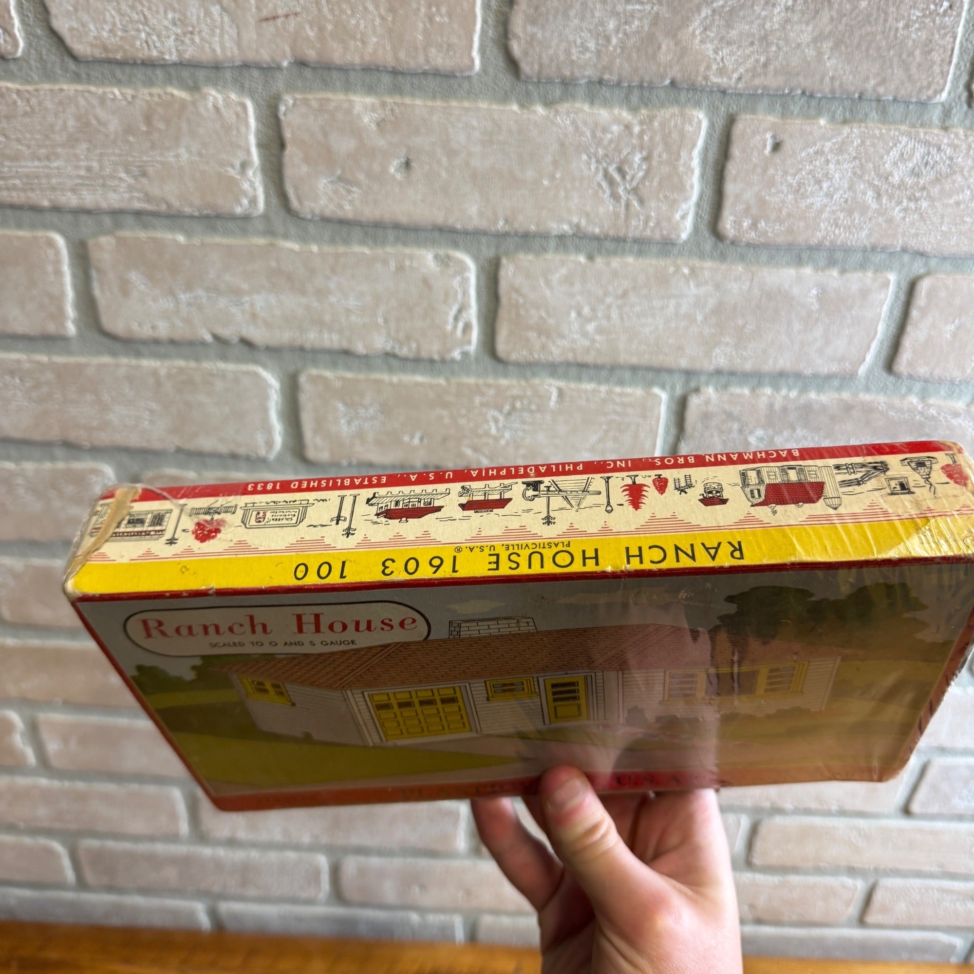 Vintage Plasticville 1603 Ranch House Kit 1950s Original Box O and S Gauge