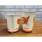 (2) A&W Wax Paper Cup Soda 2000 Across the Nation -2 Sizes
