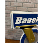 Vintage Bassick Caster Wheels Advertising Plastic Hanging Hardware Store Sign
