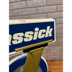 Vintage Bassick Caster Wheels Advertising Plastic Hanging Hardware Store Sign