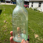 Early Blob Clear Pabst Brewing Company Beer Bottle Antique 1900s 1890s
