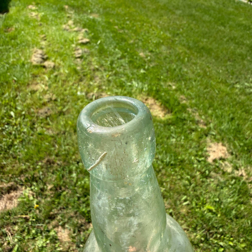 Early Blob Clear Pabst Brewing Company Beer Bottle Antique 1900s 1890s