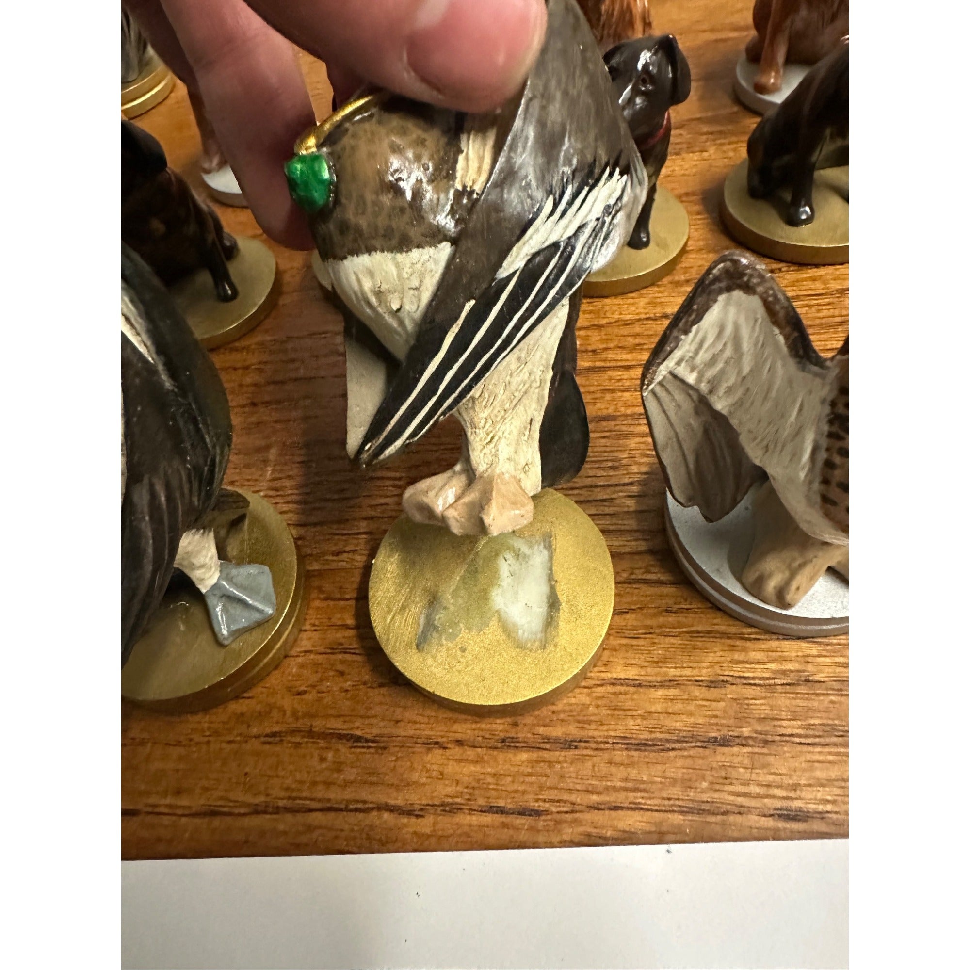 Ducks Unlimited Dogs & Ducks Chess Set & Board Complete 2004/2005 Loon Lake