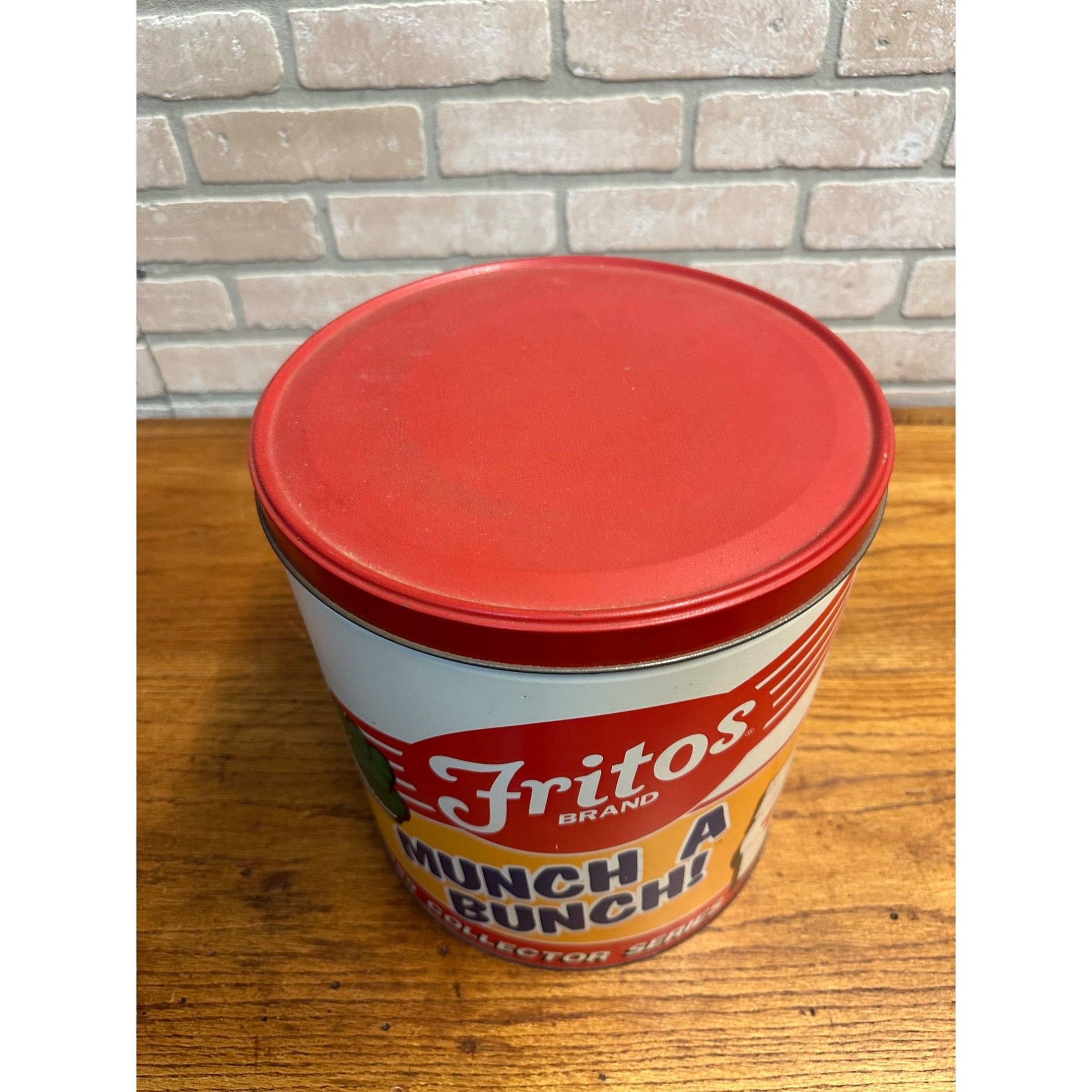 Fritos Corn Chips Kid Munch a Bunch 1953-1959 Collectors Tin 11" ”Vintage 1993