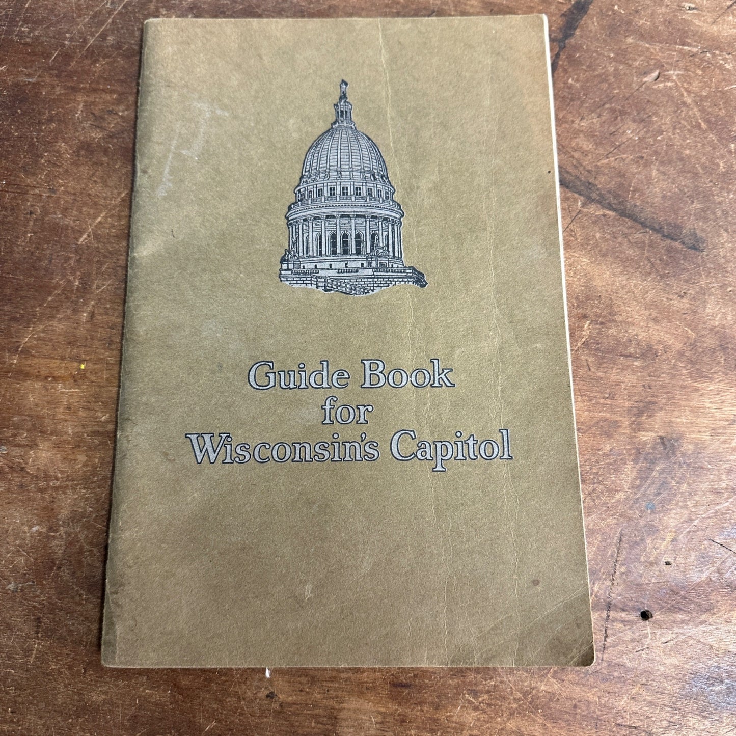 Wisconsin State Capitol Official Guide & History Book Booklet