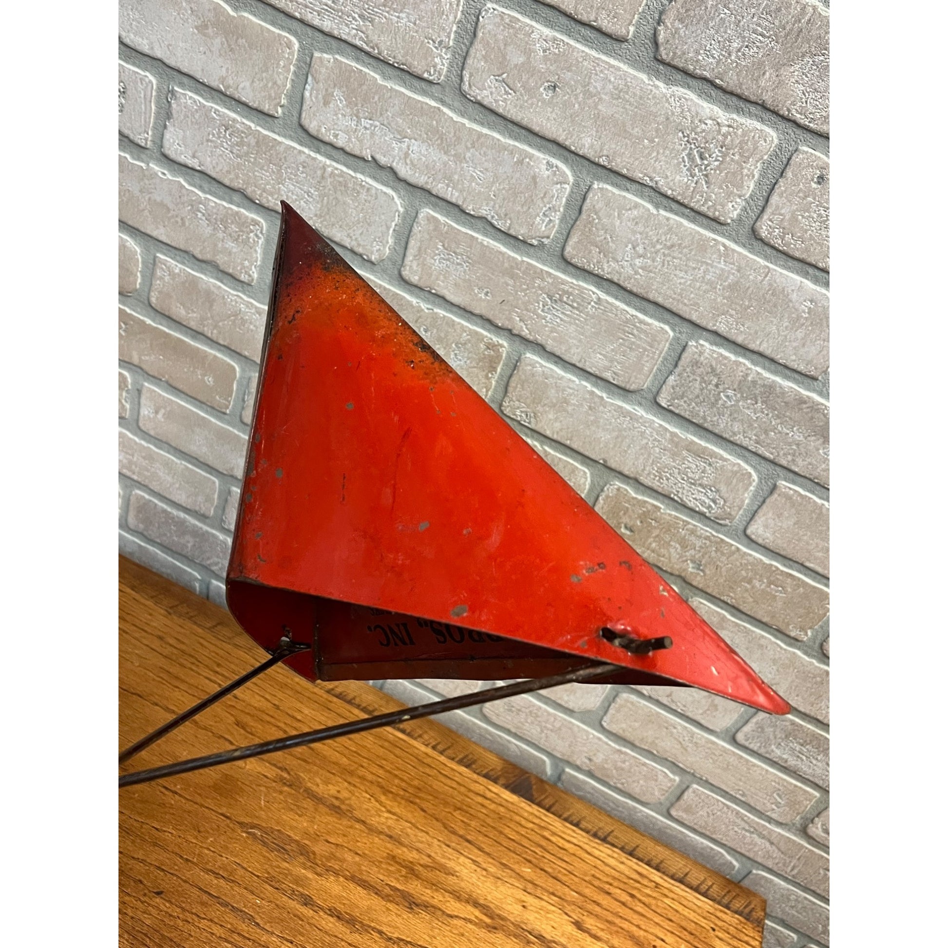 Vintage Bauer Bros Advertising General Store Dust Pan Campbellsport Wis