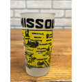 Vintage Drinking Glass Missouri Map and Attractions The Show Me State