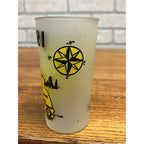 Vintage Drinking Glass Missouri Map and Attractions The Show Me State