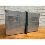 Vintage Aluminum WWII Rough Rider Laundry Shipping Postal Mailing Container