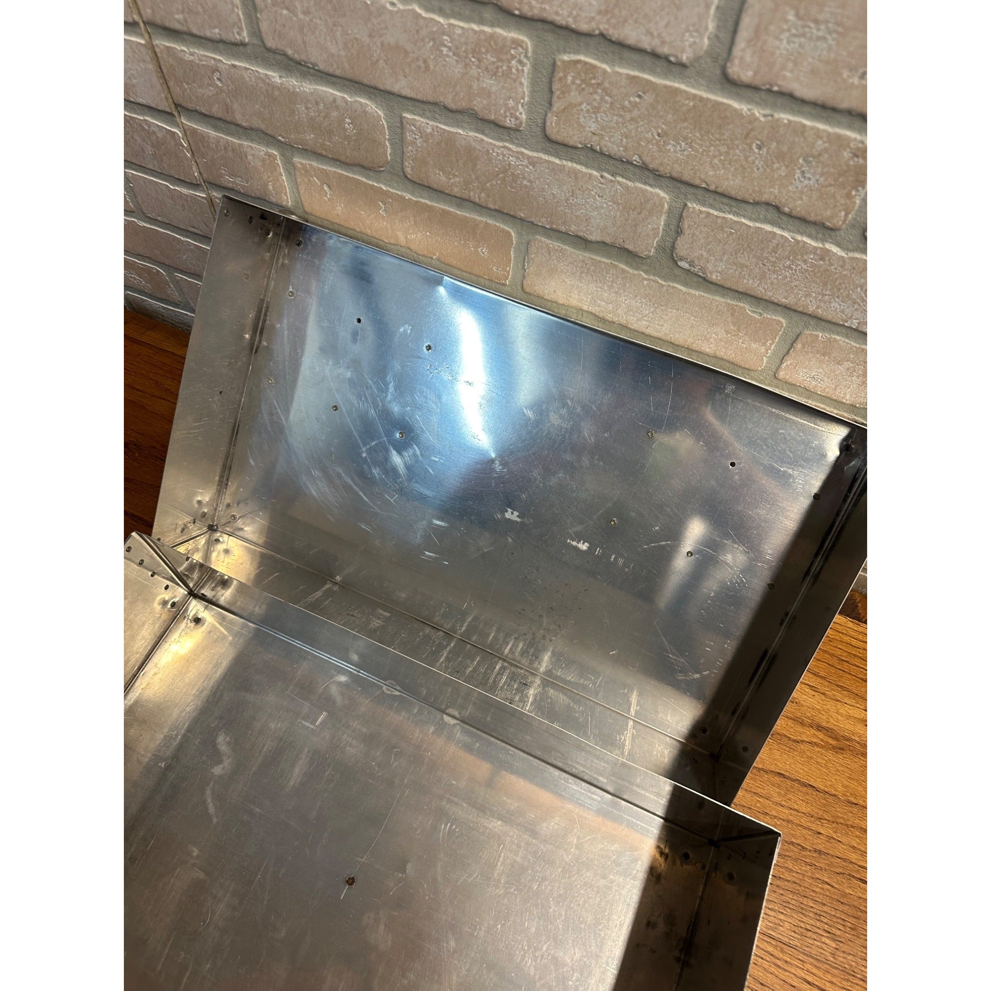 Vintage Aluminum WWII Rough Rider Laundry Shipping Postal Mailing Container