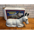 Vintage General Foam Christmas Nativity Donkey Blow Mold w/ Original Box