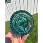 Antique Hemingray No. 20 Aqua Blue Green Glass Telephone Insulator