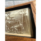 Vintage Early 1900s Cabinet Photo Dentist Chairs Dental Office Framed