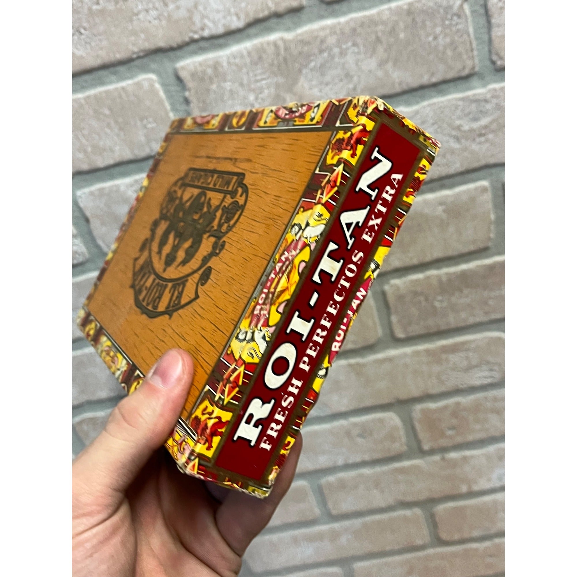 Vintage El Roi-Tan Cigars Advertising Box Empty Pennsylvania American Cigar Co