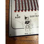 Vintage Tom Thumb Adding Machine Mechanical Calculator Complete Made in USA