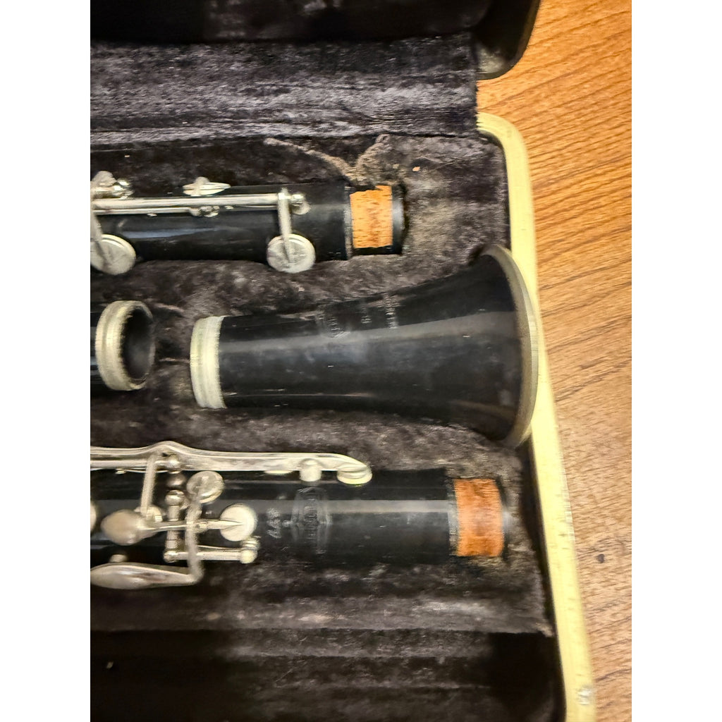 Vintage Selmer Bundy 577 Resonite Bb Clarinet w/ Hard Case For Parts Repair