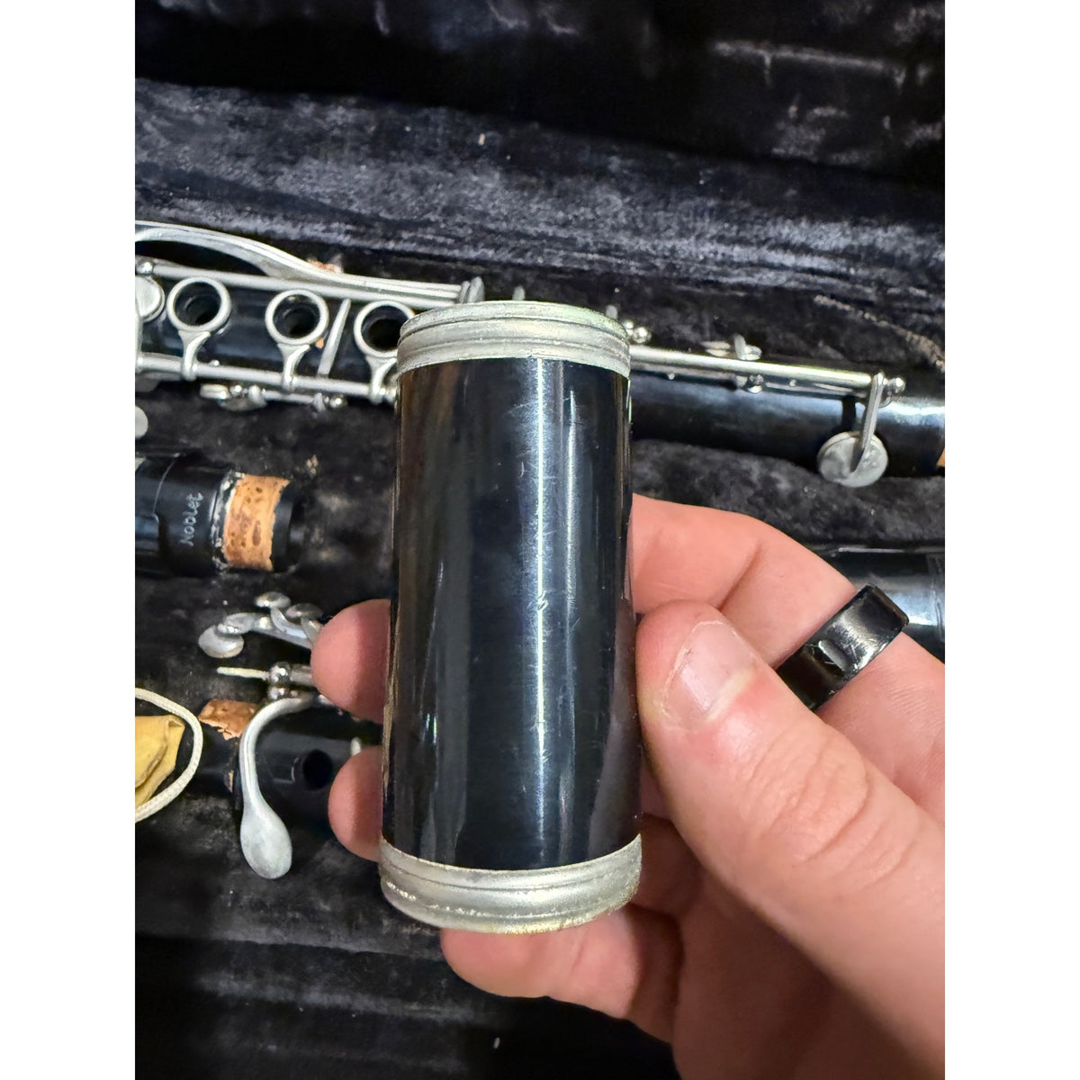 Vintage Selmer Bundy 577 Resonite Bb Clarinet w/ Hard Case For Parts Repair