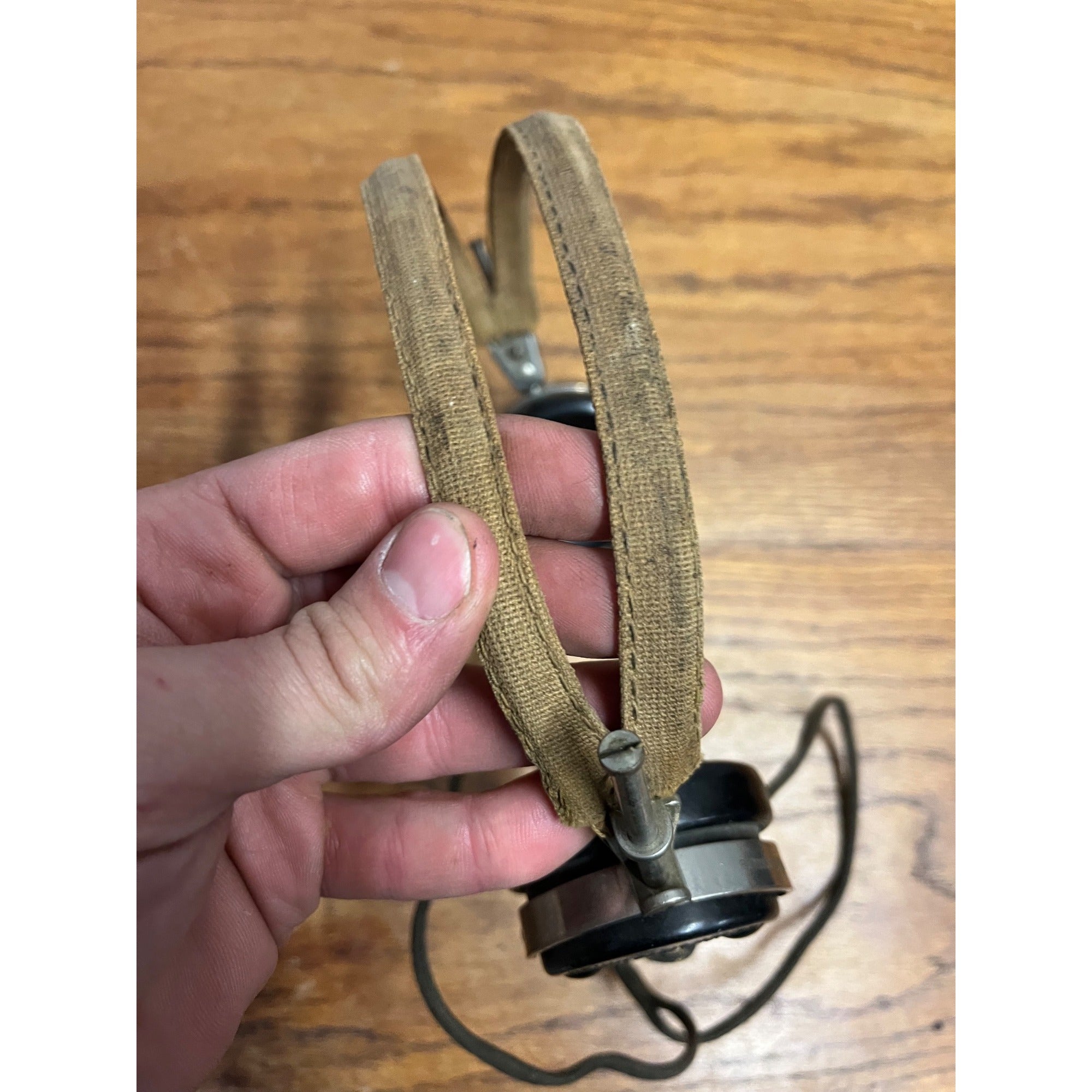 Vintage Telephone Operator Set Headset Trimm Radio MFG Co. Bakelite