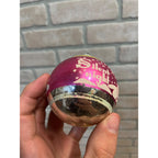 Vintage Shiny Brite Silent Night Church Stenciled Mercury Glass Ornament 2.5"