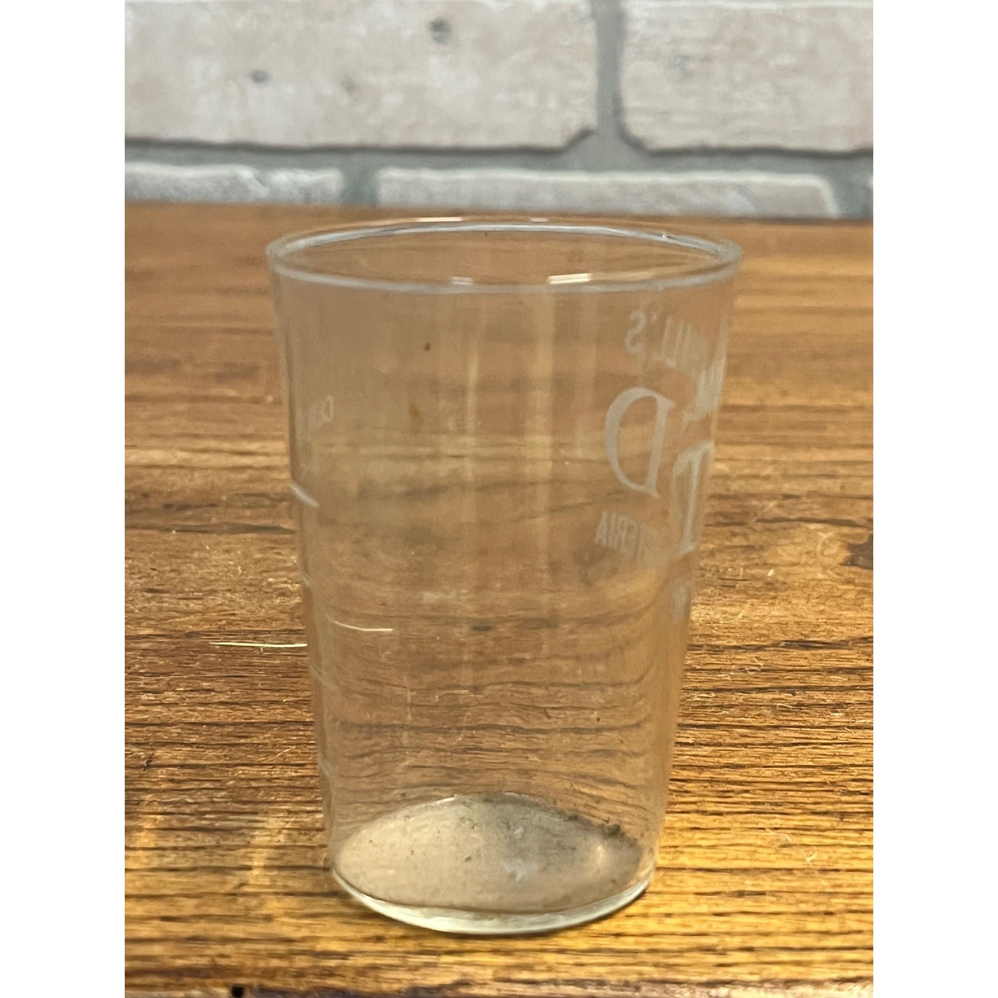 Vintage 1930s Marschall's Dairy Labs Madison Wisconsin Advertising Etched Glass