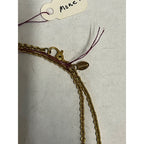 Vintage Monet Gold Tone Modernist Pendant Necklace + Silver Perfume Flask