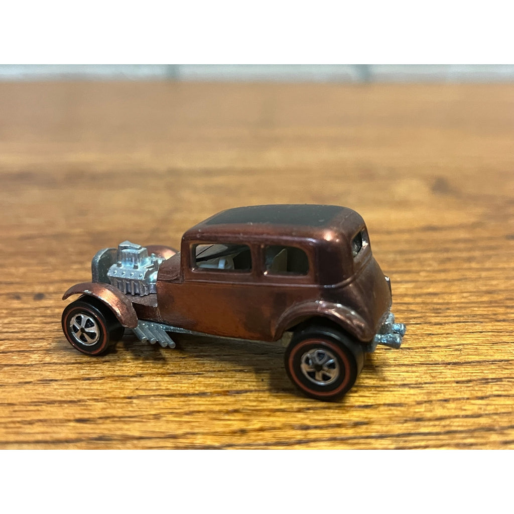 Vintage Hot Wheels Redlines 1969 '32 Ford Vicky Brown / Copper - Near Mint