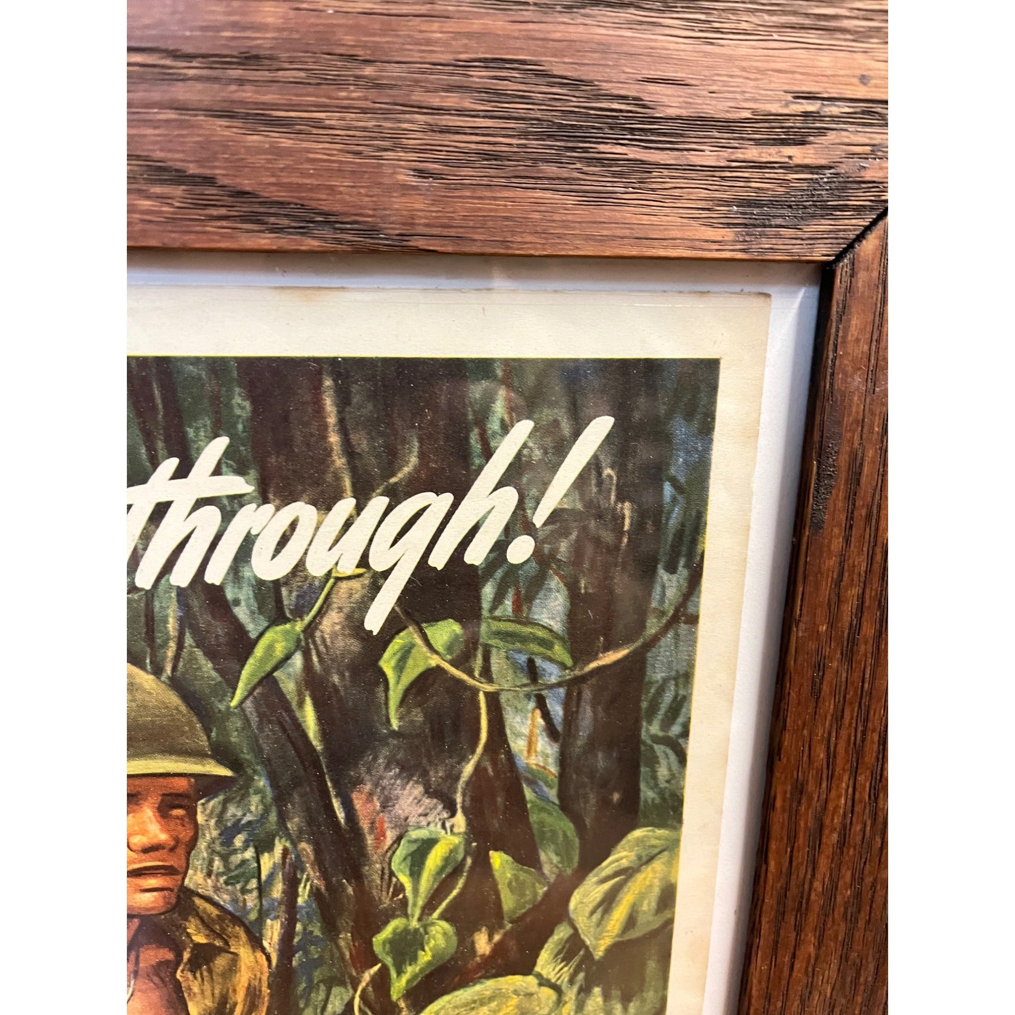 1944 Help Him Get Through Buy War Bonds Poster Schnakenberg Abbott Laboratories