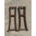 Vintage Industrial Cast Iron Legs Machine Legs Rare Cissell Machine Legs Iron