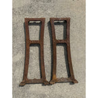 Vintage Industrial Cast Iron Legs Machine Legs Rare Cissell Machine Legs Iron