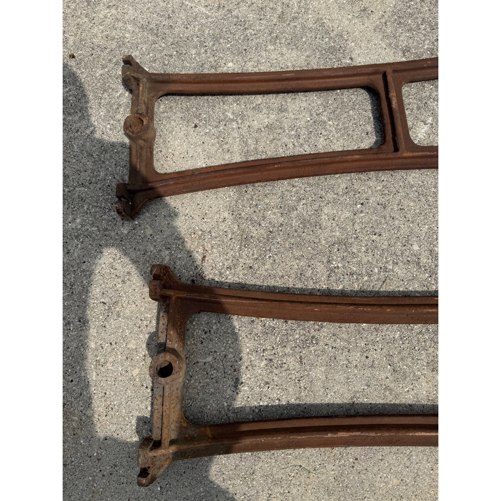 Vintage Industrial Cast Iron Legs Machine Legs Rare Cissell Machine Legs Iron