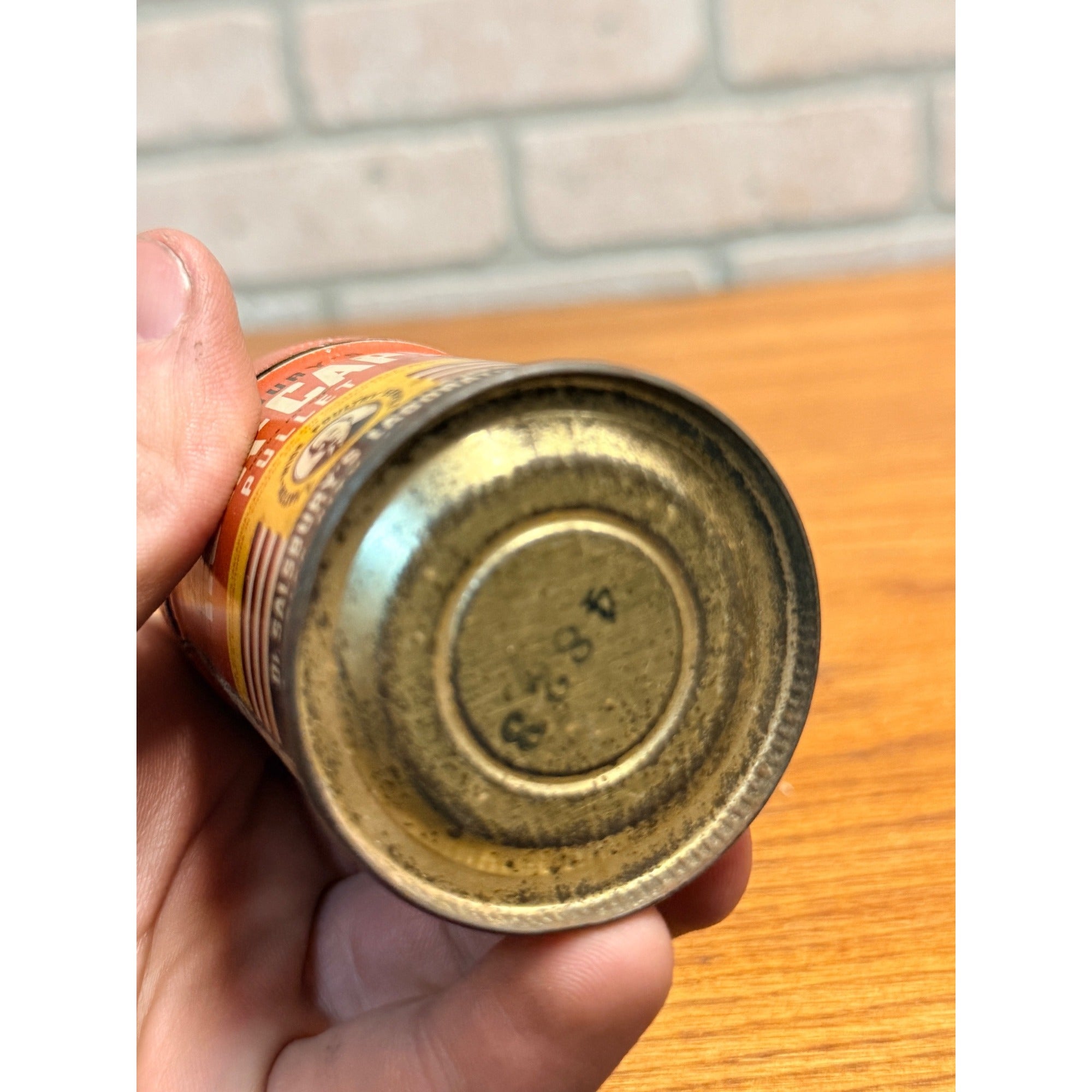 Vintage Dr. Salisbury's Rota-Caps Chicken Turkey Veterinary Medicine Tin Can