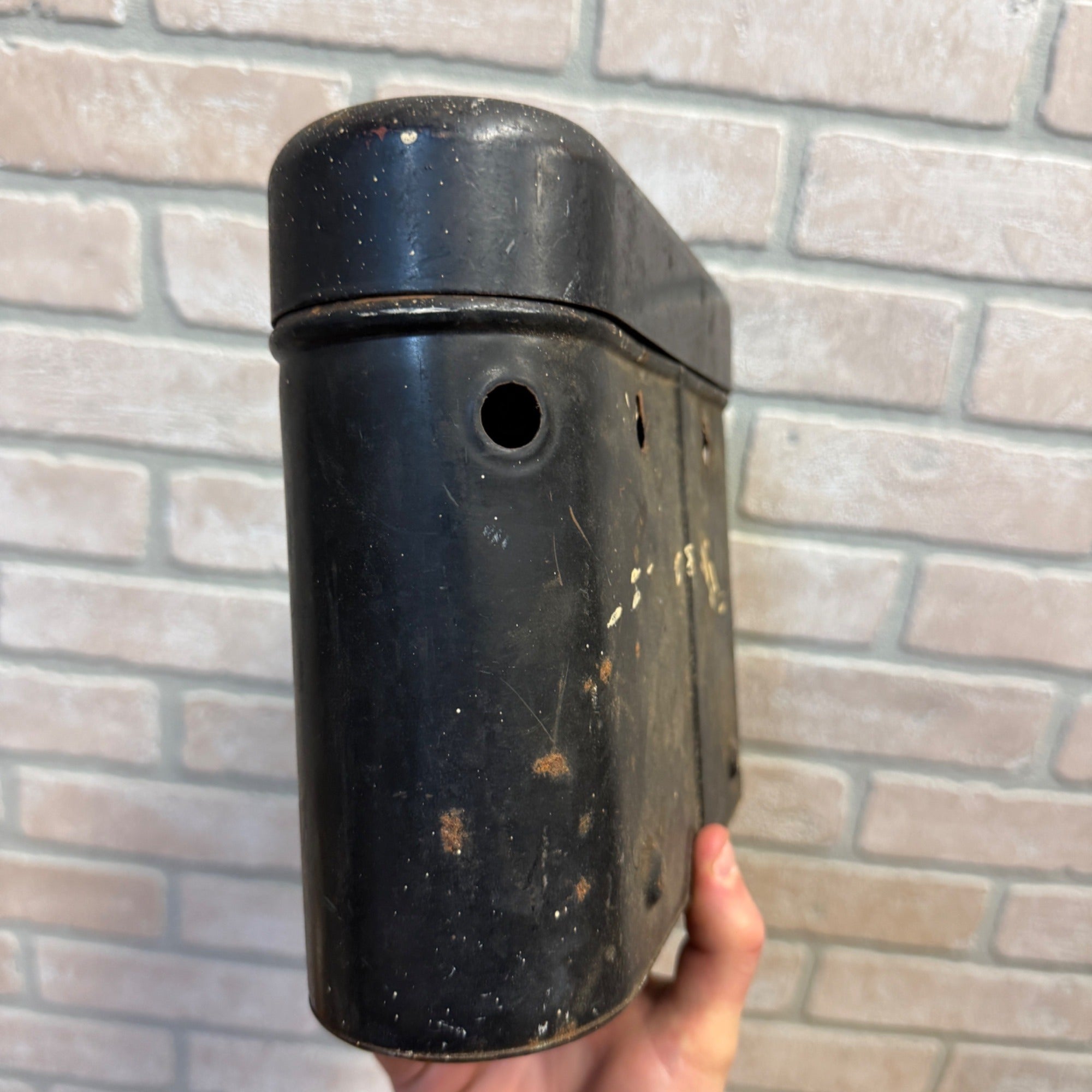 Vintage Western Electric Steel Metal Telephone/Battery Box #2