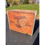 Vintage Miller High Life Beer Girl on Moon Wooden Crate Milwaukee Wisconsin