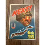 Original World War II Poster -  NEXT! Japan 6th War Loan WWII 1944
