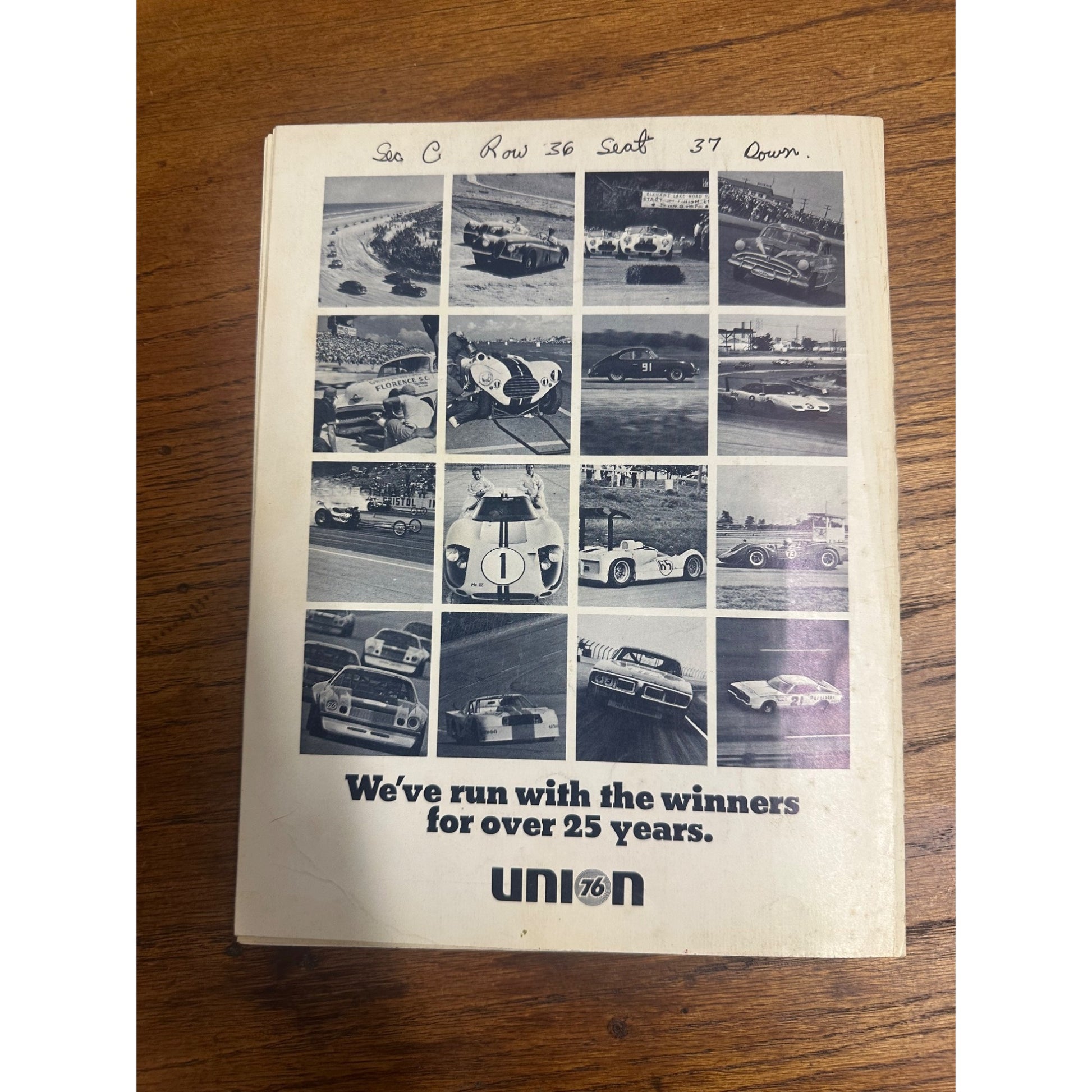 1977 Fair Stock 150 Car Race National Championship Souvenir Program Wisconsin
