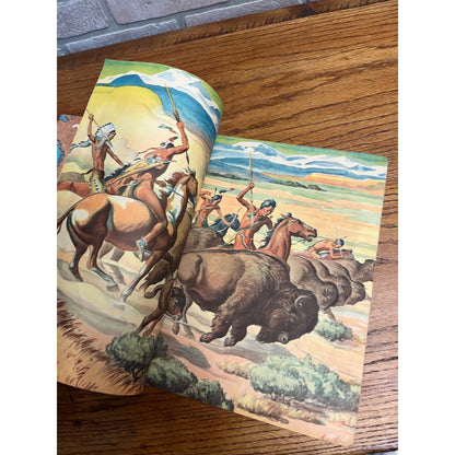 Vintage 1938 Indians: The Story of a Blackfoot Indian Boy Childrens Book