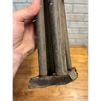 Antique Primitive 19th c. 6-Slot Candle Mold Tin Farmhouse Folk Art AAFA