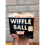 Vintage 1960s Whitey Ford / Tom Tresh KING Wiffle Ball Box w/ Ball Yankees